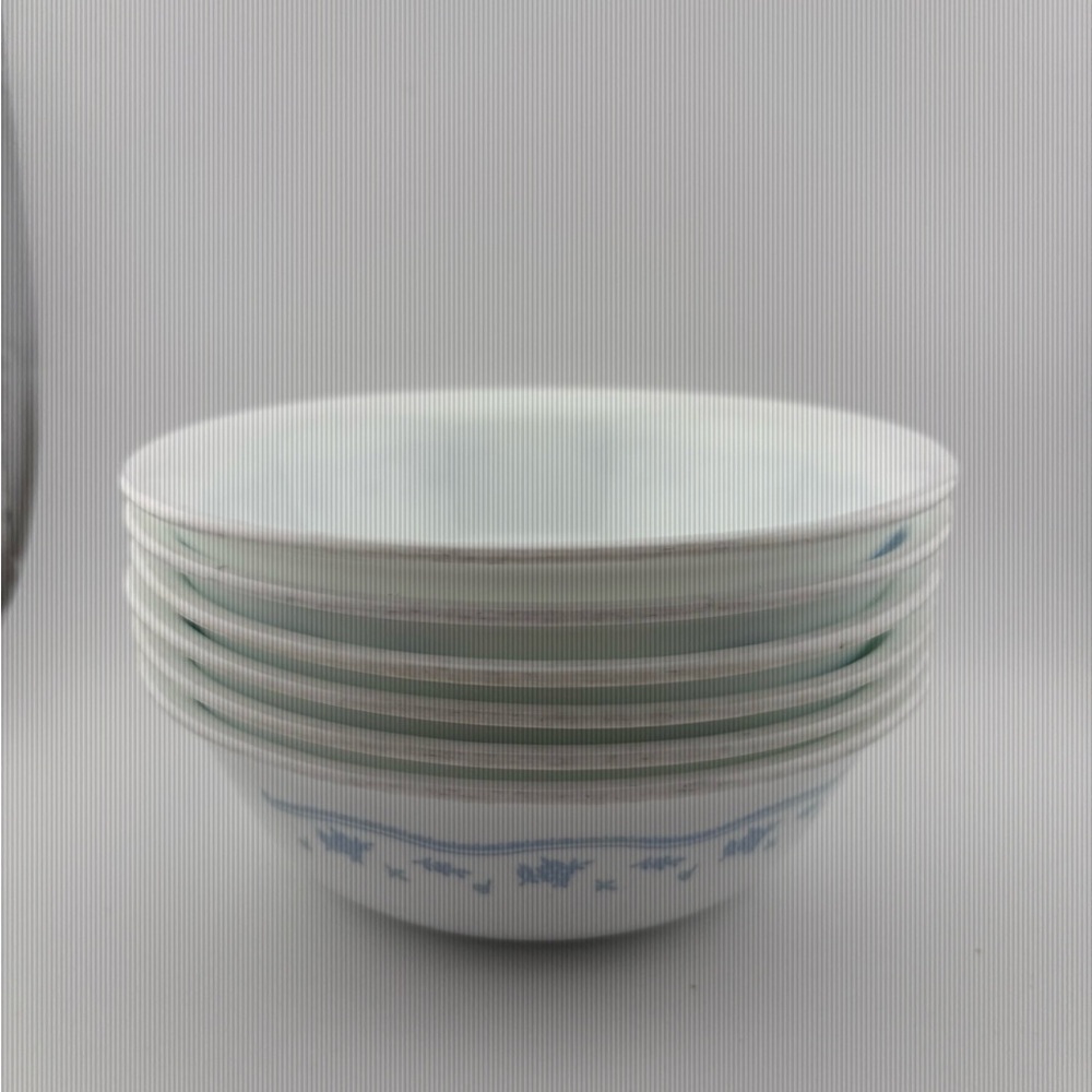 Vintage Corelle Morning Blue Bowls 6.5” - set of 6